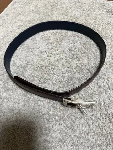 [ 중고품 ] Paul Smith 버건디 가죽 벨트