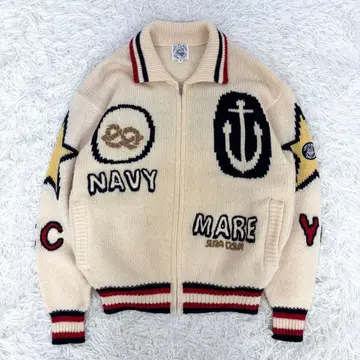 SINA COVA 시나코바 두툼한 울 카우친 스웨터 아이보리 S