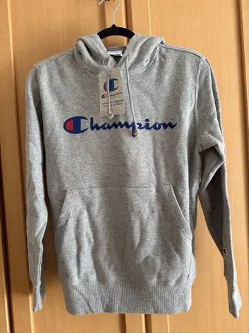 Champion 그레이 후드티 미사용 새상품