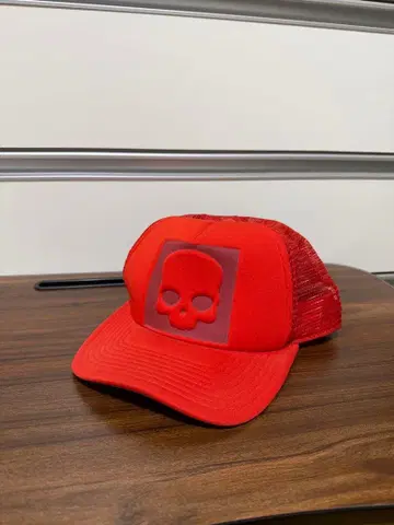 미사용 HYDROGEN 하이드로겐 스컬 로고 캡