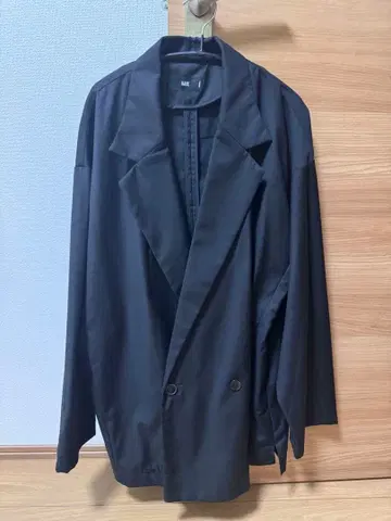 HARE 블랙 더블 자켓 S