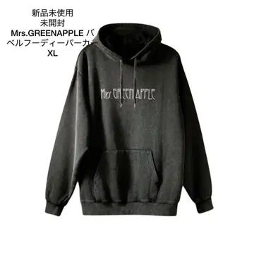 미개봉 새상품 미세스 Mrs.GREENAPPLE 바 벨 후디 후드티 XL