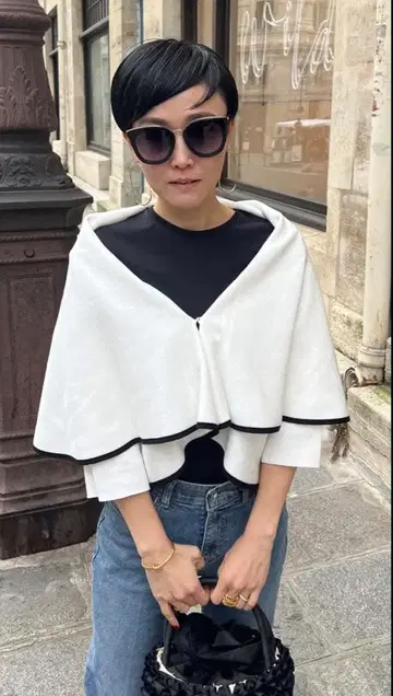 JENNE 숄풍 니트 가디건