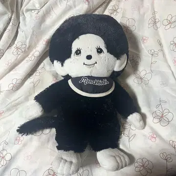 레어 몽치치 흑백 화이트 블랙 봉제 인형 약 30cm
