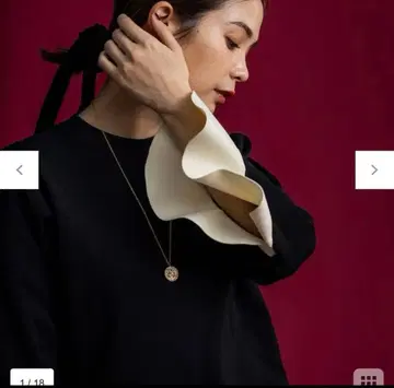 [ 쿠미쿄쿠 x setsuko sagittaire ] 맨투맨 니트 풀오버