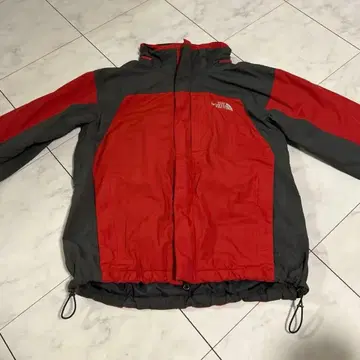 THE NORTH FACE 마운틴 후드티 레드 그레이 M 사이즈