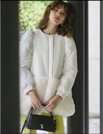 [ 즉시 구매 가능 ] CELFORD 화이트 노카라 자켓