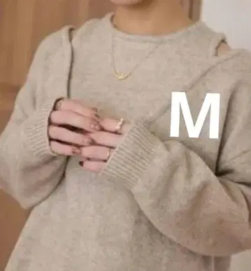 M 카멜 니트 풀오버 yumi 시마무라