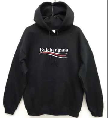 남녀 공용 BALEHENGANA 발레헨가나 맨투맨 후드티 / 블랙