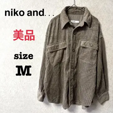 [ 새상품급 ] 니코앤드 코듀로이 자켓 M 그레이