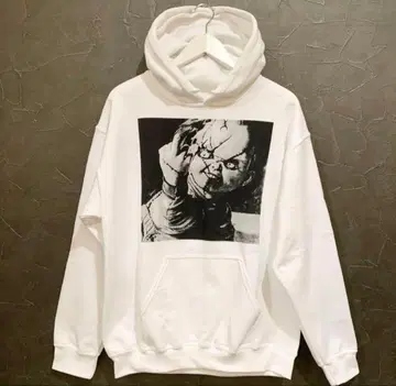 남녀 공용 소량 입고! 처키의 신부 처키 후드티/화이트