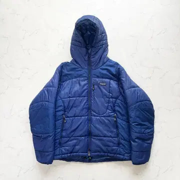 파타고니아 더스 후드티 F7 츠기하기 시기 충전솜 다운 자켓 블루 S