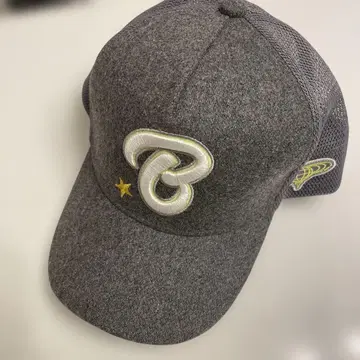 빔즈 골프 그레이 자수 로고 캡