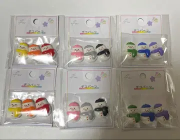 눈사람 데코 부품 스노우맨 3 종류 2 세트 캔두