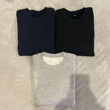 UNIQLO 스웨트 셔츠 3점 set