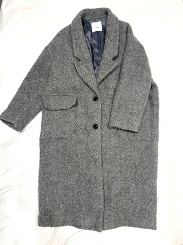 CLANE 클라네 루프 오버코트 그레이