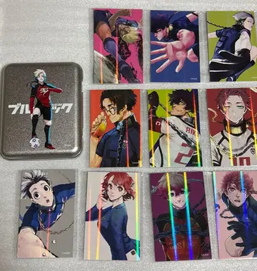 블루 록 이세탄 캔 홀로그램 트레이딩 카드 카이저 사에