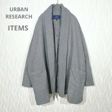 아이템즈 울 혼방 숄카라 코트 루즈핏