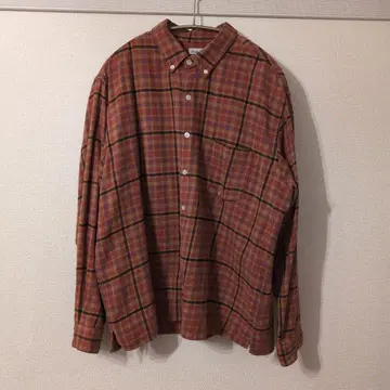 스티븐 앨런 체크 버튼다운 셔츠