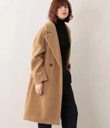 매킨토시 철학 시프 보아 체스터 코트 카멜