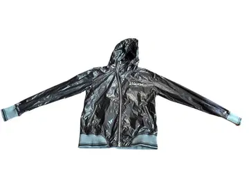 ATHLETE 라이트 윈드 브레이커 반질반질 광택 헤이세이 그런지 Y2K