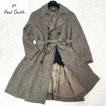 새상품급 라이너 포함 폴스미스 트렌치코트 XL 사이즈 멜란지 브라운