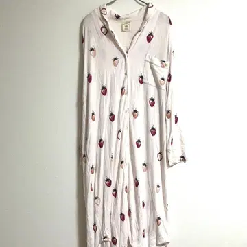 젤라또피케 딸기 무늬 롱 드레스