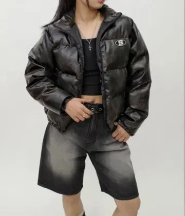 다운 자켓 블랙