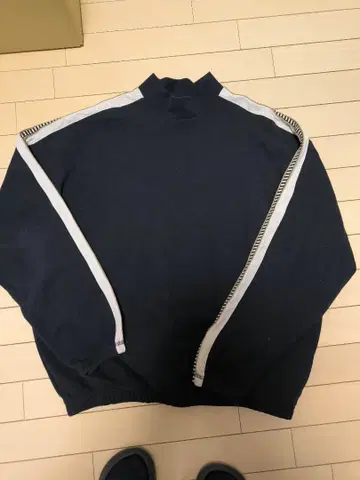 Sasquatchfabrix. LACE TAPE MOCKNECK TOP