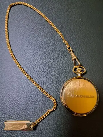 CITIZEN 골드 회중시계 MICHELIN 타이어 기념품