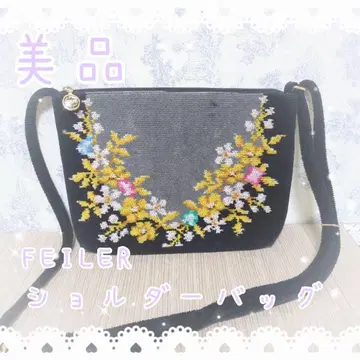FFELLER 꽃무늬 자수 숄더백