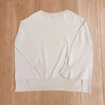 IENA 2024SS 코튼 스트레치 NEO 와이드 긴팔 풀오버 그레이