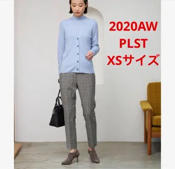 거의 새상품*PLST 웜 리저브 스틱 팬츠 고급 체크 XS