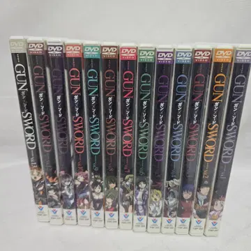GUN x SWORD DVD 전 13권 세트