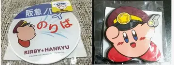 익명 배송 별의 커비 한큐 아크릴 코스터 러버 마그넷