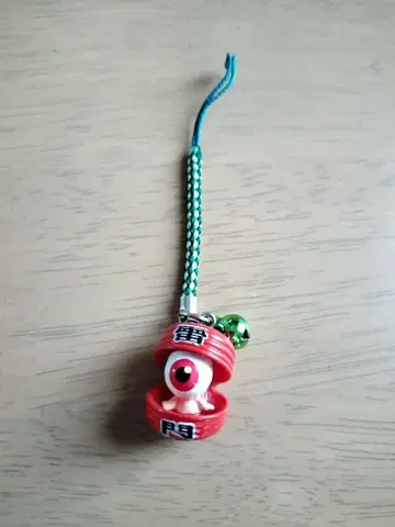 게게게의 키타로 눈알 아저씨 스트랩 아사쿠사 카미나리몬