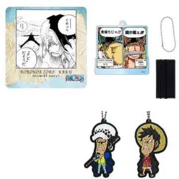 3종 세트 엽기 표정 스트랩 명장면 디오라마 컬렉션 원피스