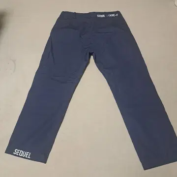 SEQUEL TYPE-F 네이비 워크 팬츠