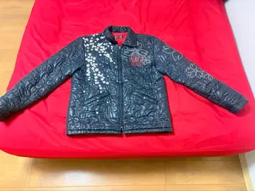 꽃무늬 자수 퀼팅 자켓 XL