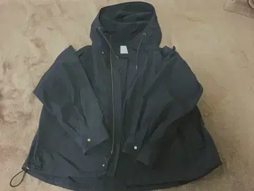 새상품급 여성용 후드티 오파크 클립 블랙 마운틴 후드티