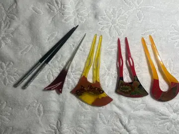 헤어콤 5세트 색상 패턴 풍부