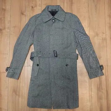 투모로우랜드 스텐카라 코트 벨트 롱 그레이 44