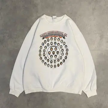 할리데이비슨 맨투맨 프린트 USA XL 화이트 11394