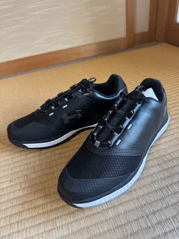 [ 미사용 새상품 ] 언더아머 골프화 블랙