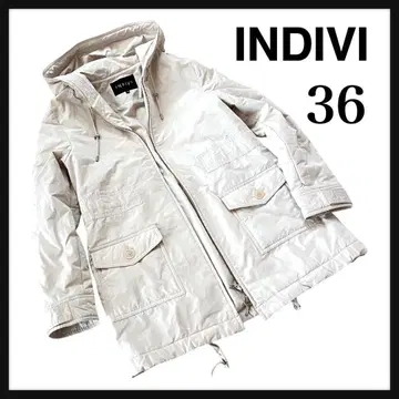 INDIVI 인디비 라이트 베이지 점퍼 36 S