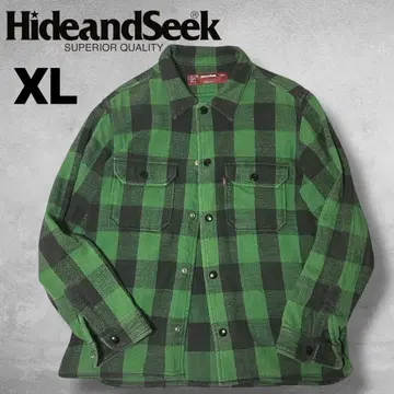 HIDE AND SEEK 하이드앤시크 CPO 버팔로 체크 셔츠