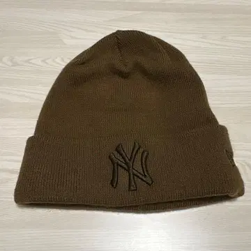 뉴욕 양키스 니트 모자 브라운