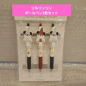 미사용 새상품 디즈니 크리스마스 2025 릴린링 3색 볼펜 3개 세트
