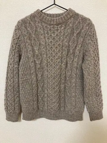 켈리 울렌밀스 아란 니트 피셔맨 니트 빈티지