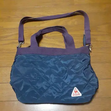 르꼬끄 스포르티브 네이비&보라색 2way 백 미사용품!